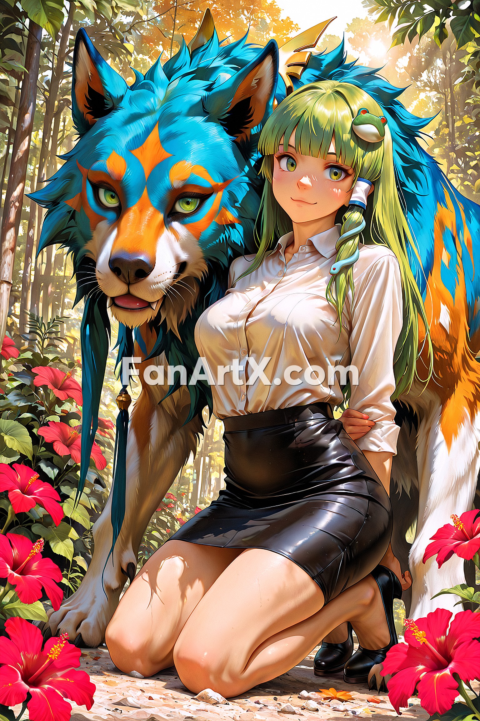 Kochiya Sanae Touhou project Fanart 6167638